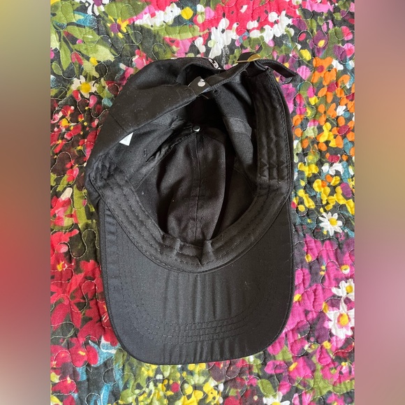 Cotton Black Rose Embroidered Cap - Picture 5 of 5